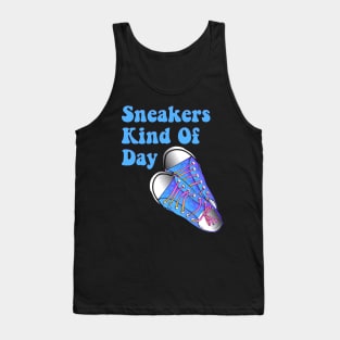 Sneakers Kind Of Day, Sneakers and Pearls, Chucks and Pearls Tank Top